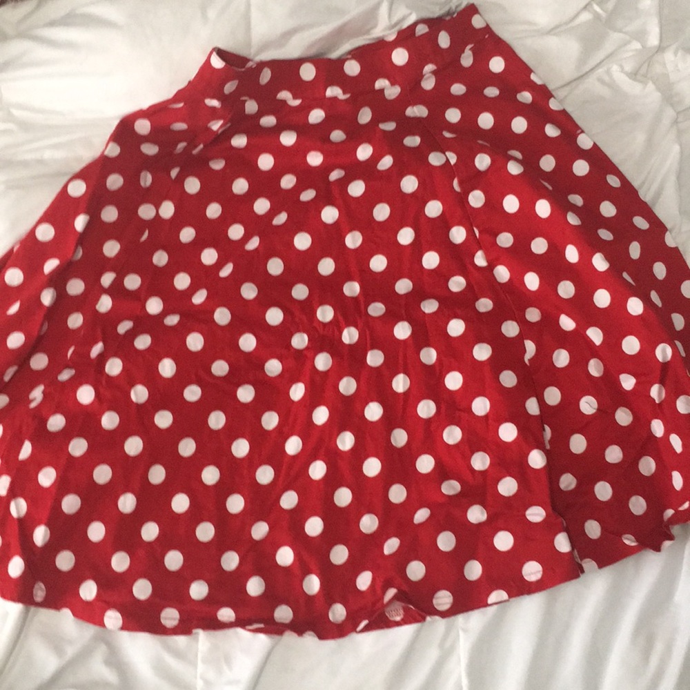 Retro polka dotted dress